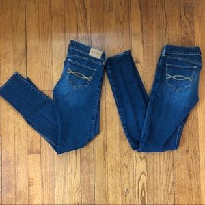 Abercrombie kids skinny jeans (2 pairs)